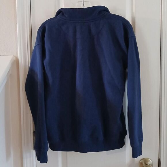 Abercrombie & Fitch x Reserve by Blur 84 Navy Quarter Zip Yale Sweatshirt 13/14 - Picture 4 of 5